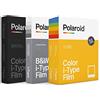 Polaroid I-Type Film Variety Pack - Colore I-Type, B & W, cornice nera (32 foto) (6182)