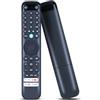 GOUYESHO Telecomando vocale Nue RC833 CKB2 per TCL TV, compatibile con TCL Android/Google UHD OLED QNED Smart TV
