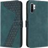 OKZone Cover per Samsung Galaxy Note 10 Plus, Custodia in Pelle Samsung Note 10 Plus, Cover a Libro Galaxy Note 10 Plus Magnetica Portafoglio Folio PU Pelle Flip Caso con Wallet Case Cover (Verde)