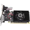 VBESTLIFE Scheda Grafica da 1 GB, GPU DDR3 a 64 Bit, Scheda Video da Gioco per Computer Desktop PCIE 1.1 X16 con Porte HDMI, DVI, VGA