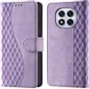 CaseGla Cover per Redmi Note 14 Pro 4G / 5G PU Pelle Custodia Flip Morado