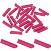 QUARKZMAN 25pz SD Porta Condotto Coperture Cappucci Silicone Rosa Rossa | Tappi Protettore, per Laptop Camera Femmina SD, Tappo