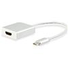 Equip 133452 cavo di interfaccia e adattatore USB Type C HDMI Bianco