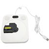 BROLEO Lettore CD, Presa USB Radio FM Lettore CD Montato a Parete 5.0 per Smartphone (Spina europea)
