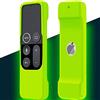 Lambcare Custodia protettiva che si illumina al buio, compatibile con Apple TV Siri Remote 4K (5°)/4a generazione, cover in silicone per telecomando, verde