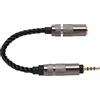 ciciglow Adattatore per Cavo Jack Stereo da 2,5 Mm a 3,5 Mm, Adattatore per Jack Audio Stereo da 2,5 Mm Maschio a 3,5 Mm Femmina Connettore per Cuffie per Smartphone Tablet per Cuffie