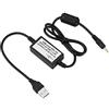 Jectse PG-3J Cavo di Ricarica per Walkie Talkie, Caricatore per Cavo di Ricarica USB da 130 Cm per TH-F6 TH-F6A TH-F6E TH-F7 TH-F7E TH-F7A TH-K2ET Radio Bidirezionali per