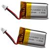 AOLIKES Batteria di ricambio da 250 mAh per cuffie Bluetooth Sena Snowtalk 2, SPH10S SP18, batteria SP83 Snow Talk, confezione da 2