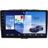UHSFRA 9 Pollici Doppio Din Android 15 Autoradio per Alfa Romeo Giulietta 2015-2018 con CarPlay Telecamera Posteriore Comandi al volante Bluetooth GPS FM Radio WIFI(H7 8G+128G)