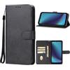 Generico Compatibile con DOOGEE V20 / V20 Pro Schermo display 6.43 Custodia COVER stand flip LIBRO gel PORTAFOGLIO Protezione display magnetica eco pelle porta carte vano card (Nero)