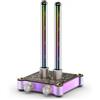 Nobsound RGB LED tubo musica spettro ritmo luce retrò livello sonoro metro microfono pickup per home stereo sistema desktop regalo con regolazione della sensibilità