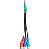 HIGHFINE Cavo di segnale CBF adattatore video RGB componente RCA di ricambio per TV LED Samsung BN39-01154C