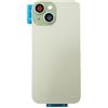 DHLK® Vetro Scocca copribatteria Compatibile con iPhone 15 - No Logo - Titanio Verde