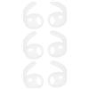 Ruarby Ganci per le orecchie per 2 accessori in silicone per le orecchie, copertura confortevole
