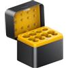 Flintronic Lithium Batterie Ricaricabili, Ricarica Rapida 5V 3A, con Indicatore LED Intelligente, Caricabatteria a 12 slot, per Batterie Ricaricabili AA/AAA, Può Contenere Fino a 8 Batterie in Carica