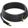WatioWave TOSLINK - Cavo ottico Pro Series (3 metri) per audio stereo Dolby Digital e DTS. Connettori TOSLINK maschio su entrambe le estremità, colore nero.