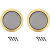 honselia 2 griglie per altoparlanti, 4 pollici 124 mm copertura altoparlante audio guardia woofer cerchio griglia metallica subwoofer protezione
