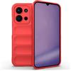 RankOne Custodia in Silicone Liquido Airbag per Smartphone, Compatible with Redmi 15C / POCO C85 (Phone Dimension Size 173.16x81.07x8.2mm) Si prega di misurare le dimensioni del telefono. - Rosso