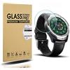 Diruite Confezione da 4 pellicole protettive in vetro temperato per smartwatch Ticwatch Pro, durezza 2,5D, durezza 9H, antigraffio, perfettamente adattabili