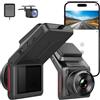 ASVEGE 2K Dash Cam Auto Wifi Mini Telecamera per auto Wi-Fi con APP Supporto 4G Modulo GPS Esterno Grandangolo a 170° Visione Monitor per Parcheggio Notturno Display IPS da 2 pollici