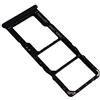 Mainhattan Mobile Galaxy A70 Porta Scheda Dual SIM e Carrello Micro-SD, Parte di Ricambio Originale, Nero