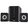 Zerone PC Speaker Mini 2.1 Wired Combination Speaker Bass Music Player di Altoparlanti Subwoofer per Telefono PC Portatile(Black)