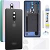 Enkeig Vetro Posteriore per OnePlus 8 IN2010/2013/2017/2019, Nero
