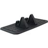 TOPPERFUN 1pezzi Supporto per Telefono Cellulare in Silicone per Auto Supporto Anti-Scivolo per GPS e Dispositivi Mobili Nero