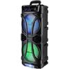 OISE ART STORE Trade Shop - Cassa Amplificata Sp-53 40w Karaoke Bluetooth con Microfono Portatile Wireless Trolley -
