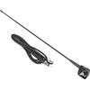 OUKENS Antenna per auto, antenna automobilistica in gomma, sostituzione dell'antenna per autoradio FM AM per Peugeot 205 206 306 307 309 406 806