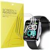 Blueshaweu 3 Pezzi Protezione Schermo per ENOMIR/WMK/Quican ID208 PLUS 1.8 Smart Watch- Senza Bolle Alta Definizione Qualità Superiore Trasparente Morbido TPU Pellicola Protettiva (3 Pacchetti)