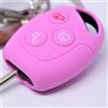 mt key Key Soft Case Cover protettiva Chiave per auto Ford Transit Mondeo Focus II Fiesta VI Fusion Galaxy S-MAX Telecomando/Colore: rosa