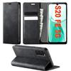 HLVEXH Custodia per Cellulare per Samsung Galaxy S20 FE 5G/4G, [Blocco RFID] Cover a Libro con Supporto, Slot per Carte, Magnete, Custodia Portafoglio per Galaxy S20 FE, (Nero)