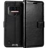 Shantime Custodia portafoglio in pelle per Oukitel WP23 Plus - Nero | 6.52 Custodia flip magnetica in stile business con fessure per carte, cornice per foto e portafoglio nascosto