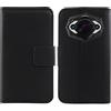 Bulbior Vera Pelle Case per Doogee S98 PRO 6.3 Genuine Flip Cover TPU Silicone Custodia Caso Guscio Protettiva Portafoglio (Nero)