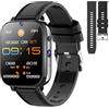Rogbid 4G LTE Smartwatch Bluetooth Chiamate Uomo Donna Doppia Fotocamera 8MP + 5MP Tutti in Ceramica Smart Watch Fitness Tracker con Slot SIM Card Frequenza Cardiaca Monitor 1.8 Orologio Sportivo