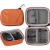 Honbobo Custodia per DJI Osmo Action 6, Custodia da trasporto Scatola protettiva Borsa da viaggio Borsa portaoggetti Accessori per DJI Osmo Action 6 Standard Combo (Orange)