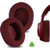 Geekria Cuscinetti auricolari di ricambio in tessuto a rete per cuffie SteelSeries Arctis Nova Pro Wireless, Nova Elite, parti di riparazione (rosso)