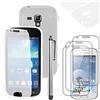 ebestStar - Cover Compatibile con Samsung Galaxy Trend S7560, S Duos S7562 Custodia Silicone Portafoglio Gel TPU, Protezione Anti Shock + Penna +3 Pellicole plastica, Trasparente