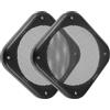 LALAFINA 2 pezzi Copri Casse Audio Auto Quadrate Protezione Altoparlanti Subwoofer Resistente e Facile da Installare Rete Antipolvere per Veicoli Protezione Audio per Casse Acustiche