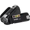 Crumye Videocamera portatile, 1080P 16MP DV, zoom digitale 16x, schermo TFT girevole da 2,7 pollici con cavo USB nero, video Vlogging per bambini Zoom digitale