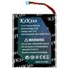 Generic Batteria affidabile da 1500 mAh compatibile per Apple iPod Classic 4a gen/Photo U2 A1059 20 40GB 616-0206 616-0183, batteria di ricambio agli ioni di litio a 0 cicli, batteria di ricambio per lettore