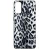 Mixroom - Cover Custodia Back case In TPU Silicone Morbida Per Xiaomi Redmi Note 10 PRO 4G Fantasia Leopardato Bianco E Nero M756