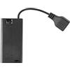 Tkidplw Custodia per batteria AA Slot USB femmina 2/3/4/6/8 Slot AA Caso Box Box USB con interruttori per kit luce a led stoccaggio batteria cellulare