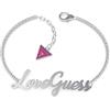 GUESS Bracelet JEWELLERY DREAM & LOVE Love, Taille unique, Métal, Pas de gemme