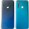 Generic Vetro posteriore compatibile per Motorola Moto G8 Power Lite modello XT2055 - Copribatteria posteriore, alloggiamento posteriore batteria (blu reale)