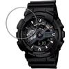 Panlouting Vetro Temperato Protettivo per Schermo Copertura Totale Protettore Resistente ai Graffi compatibile con Orologi Casio GA100