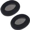 eMagTech 1 paio di cuscinetti auricolari compatibili con cuffie Sennheiser HD545 HD565 HD580 HD600 HD650 HD265 Comfort Velour cuscinetti auricolari auricolari parti di riparazione nero