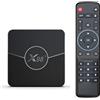X88 Android 11.0 TV Box, X98 Plus Amlogic S905W2 Quad Core RAM 2GB ROM 16GB Dual WiFi 2.4G/5.8G BT4.2 4K 6K AV1 Home Smart Media Player Android TV Box