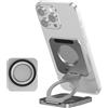 Generic Supporto magnetico per telefono, supporto pieghevole da scrivania con rotazione di 180°, impugnatura antiscivolo portatile per ricarica, selfie e video, supporto universale per ufficio, camion